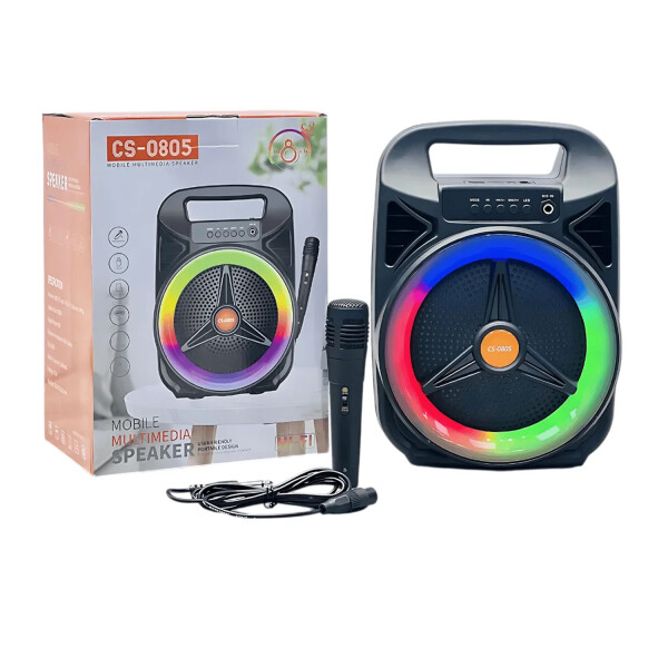 Parlante Portatil Luz Rgb 8`` Cs 0805 PARLANTE CS-0805 8' POWER