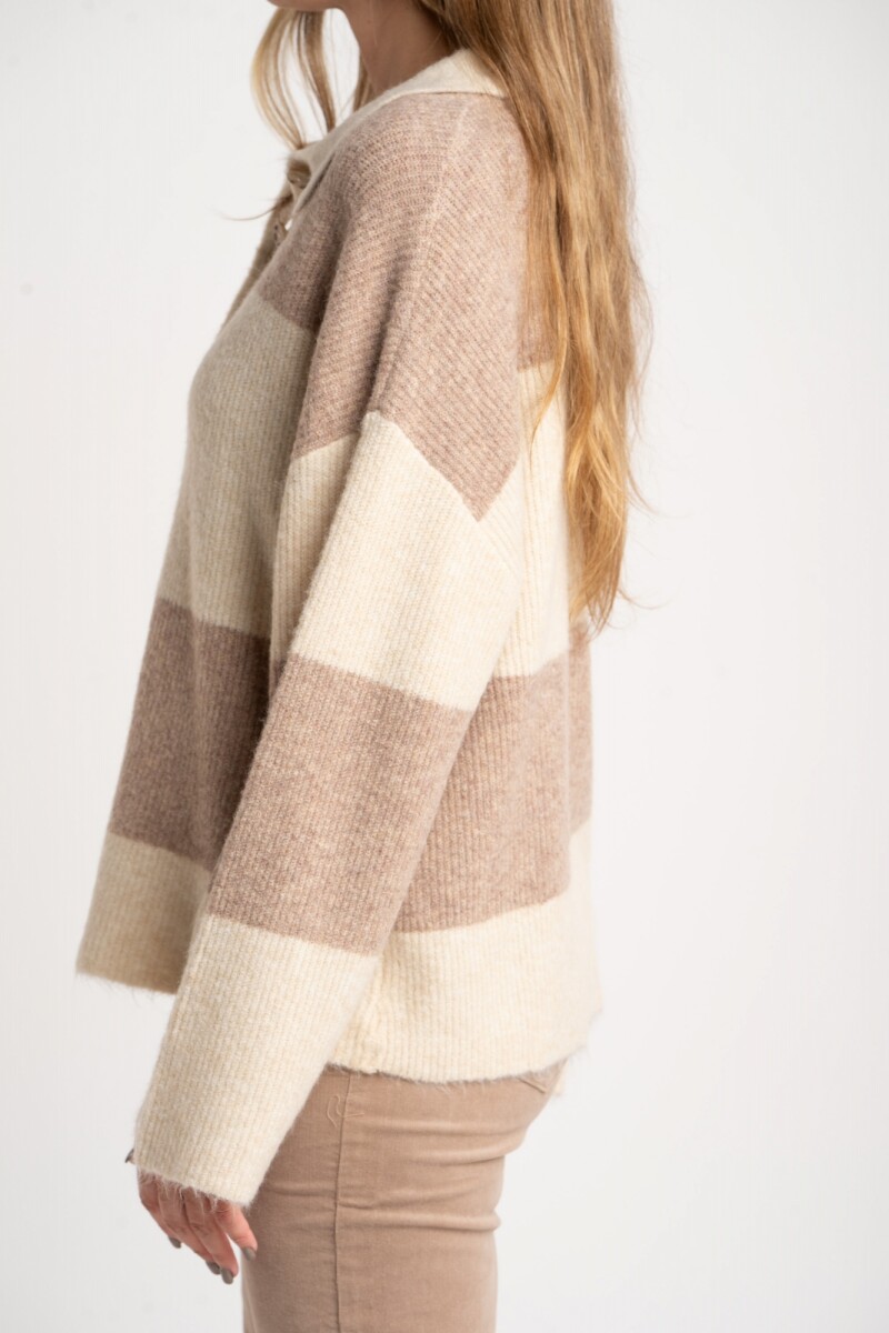 Sweater Polo Mocha