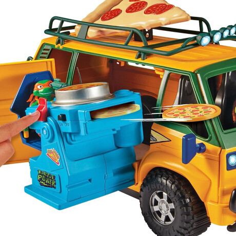 Tortugas Ninja Combi Camioneta Van Lanzador De Pizza Tortugas Ninja Combi Camioneta Van Lanzador De Pizza