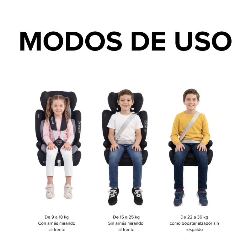 Bebesit Booster Convertible Suzuka 9 a 36 kg Bebesit Booster Convertible Suzuka 9 a 36 kg