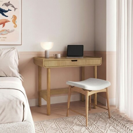Escritorio Aura - 1 cajón Natural