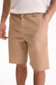 Bermuda De Gabardina Echo Beige