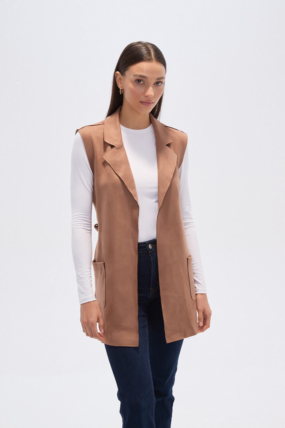 Chaleco Vinisia Tostado