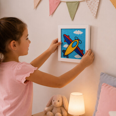 Set creativo Diamond Painting Avion