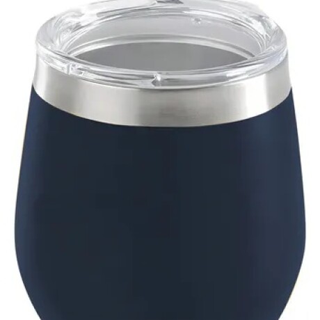 Mate Terrano Flap con Tapa Acero Inoxidable AZUL-METALICO