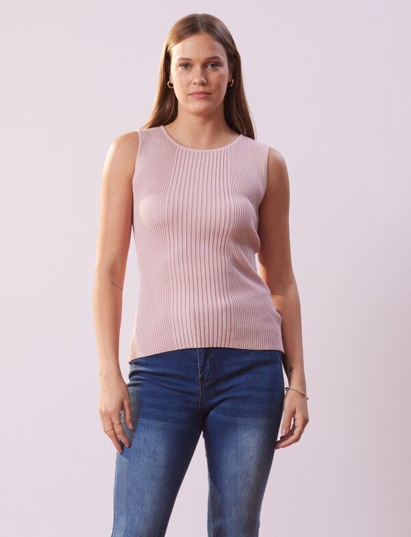 Musculosa Ribs Colors ROSA