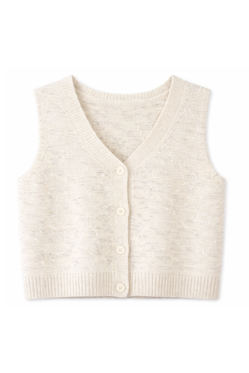 Chaleco Acacia - Crema 