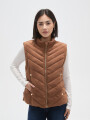 Chaleco Nibia Tostado