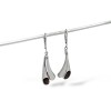Caravanas pendientes pétalos Ágata - Plata 925 - Piedra Ágata -CA3921 conpiedra