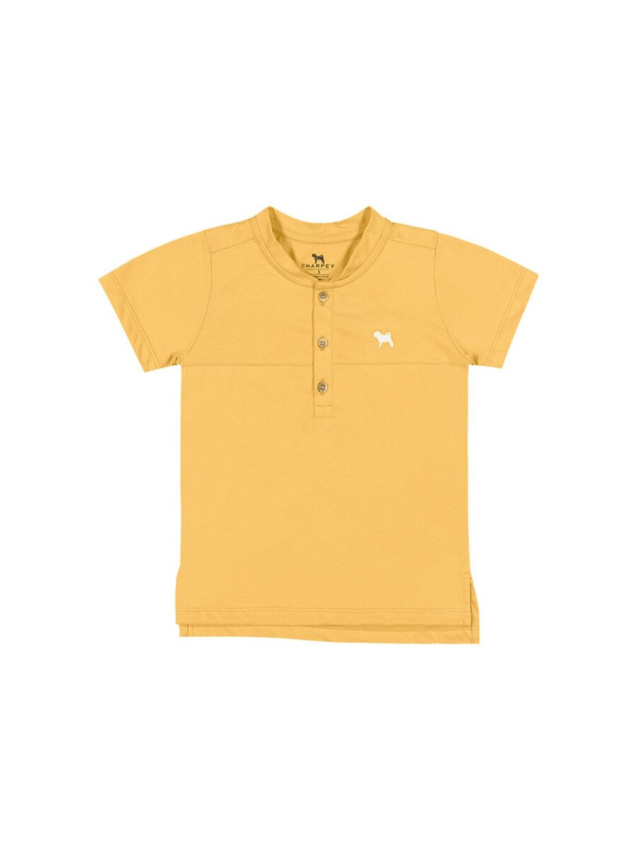 Camiseta Mangas Corta - Amarillo Baby 