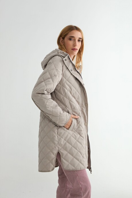 CAMPERA NEREA CON CAPUCHA Beige