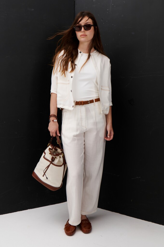 PANTALON LINO SOHO BLANCO