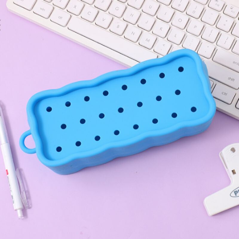 Cartuchera Silicona Para Pins - Azul Cartuchera Silicona Para Pins - Azul