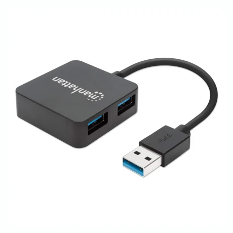 Adaptador HUB MANHATAN USB 3.0 4 Puertos 3.0 Superspeed Adaptador HUB MANHATAN USB 3.0 4 Puertos 3.0 Superspeed