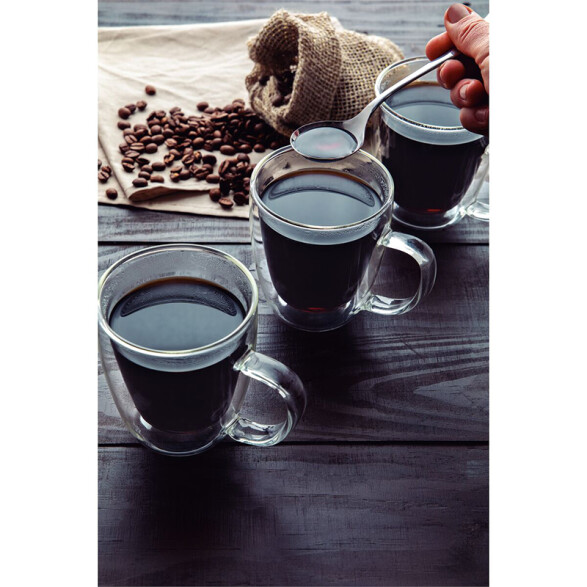 Cuchara de acero Inox. p/ prueba de café "Zurique" -TRAMONTINA TF2605