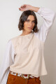 Remera cami Beige