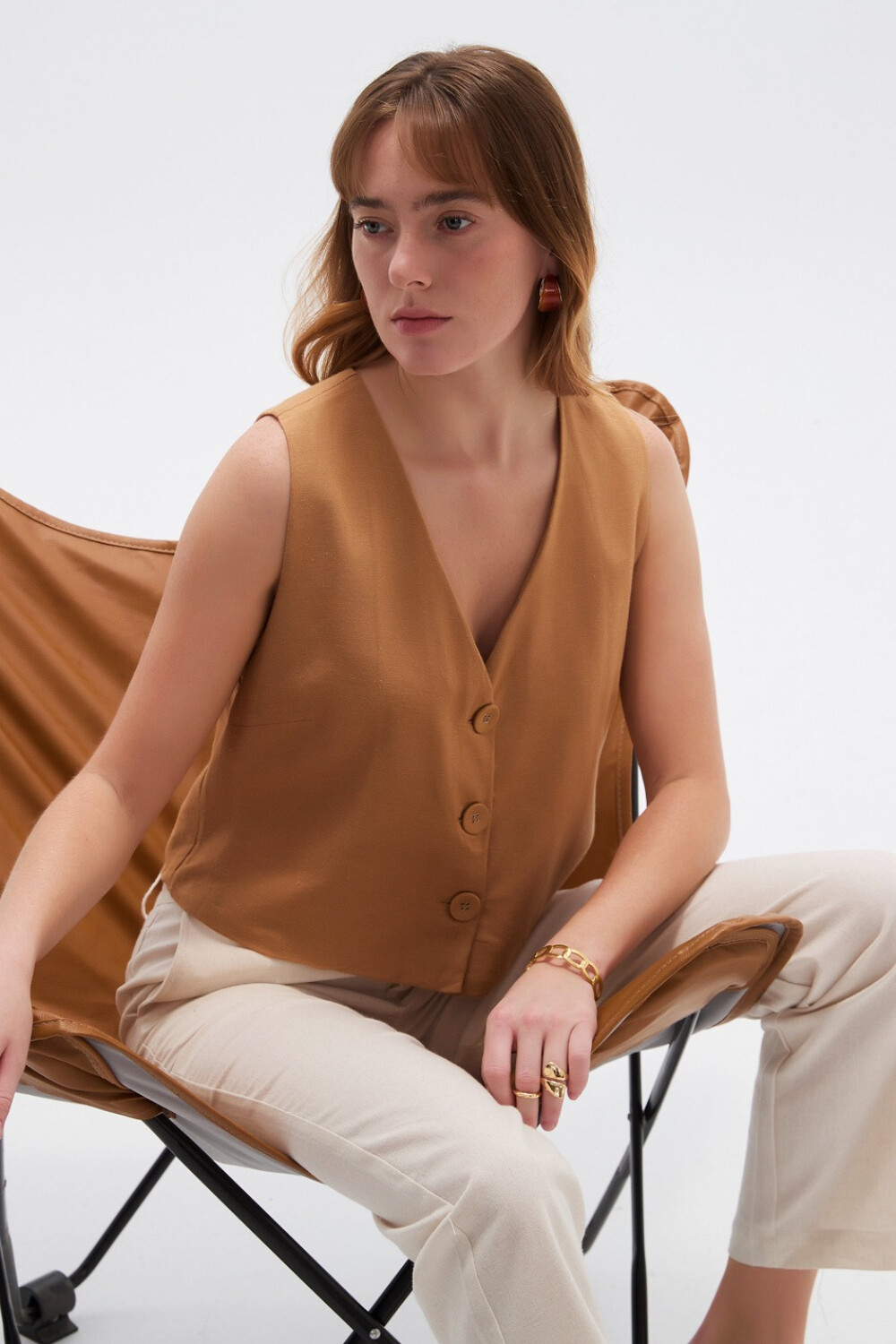 Chaleco Baure Camel
