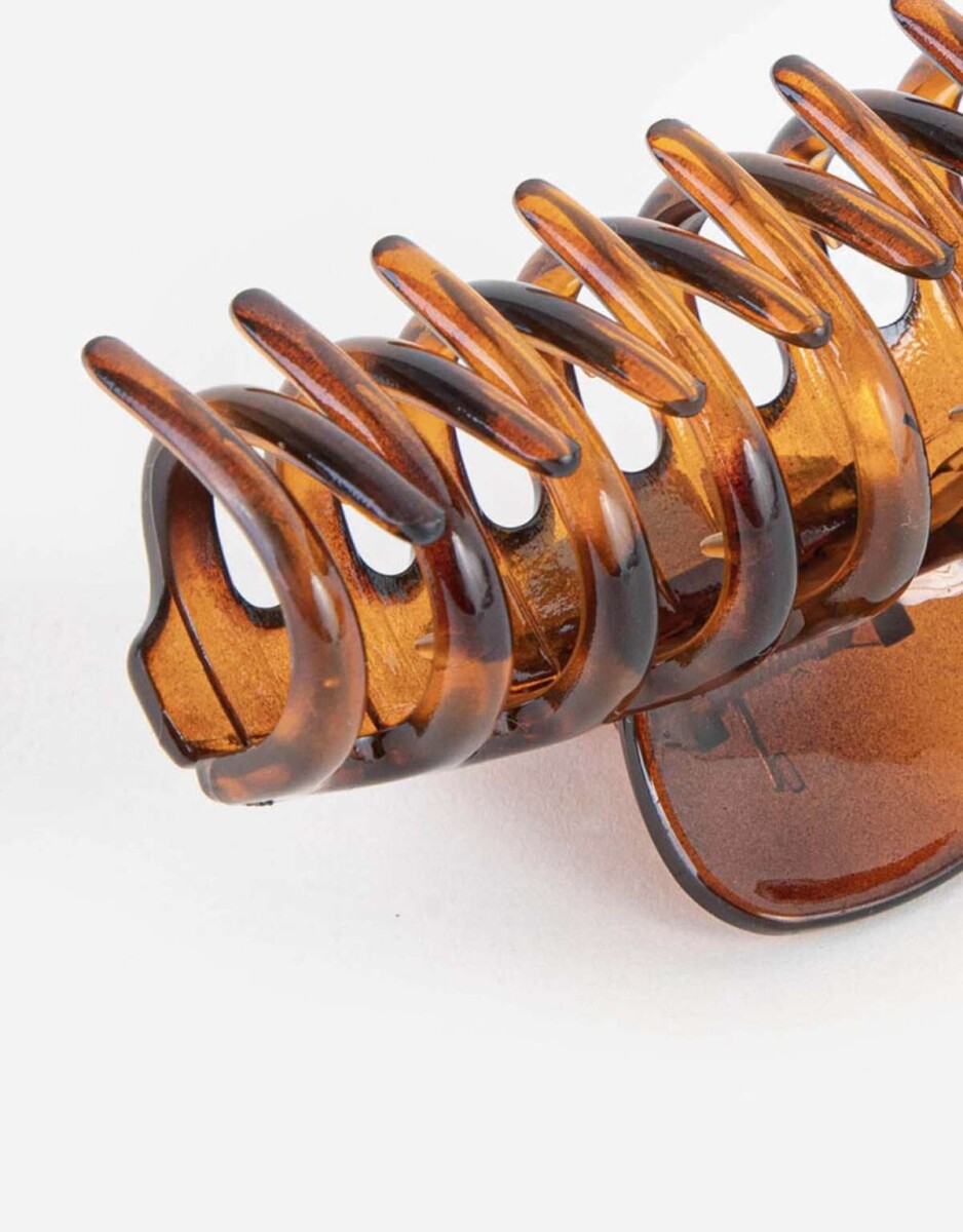 Broche Acrílico Classic - Marron Carey 