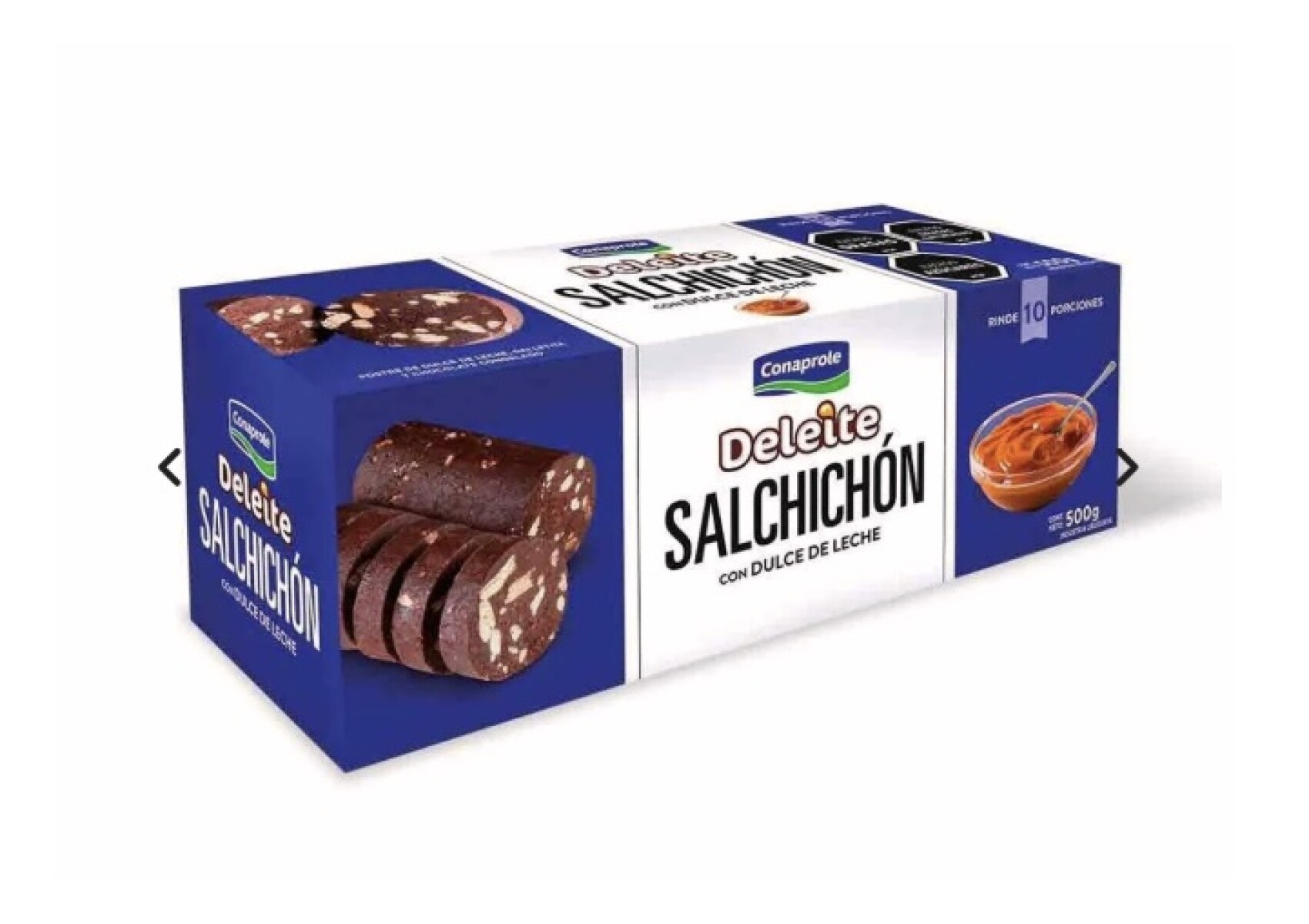 SALCHICHÓN DE CHOCOLATE SIN CONFITE 