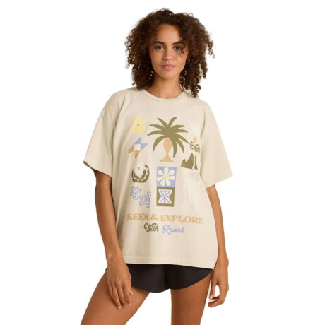 Remera Roark Seeker Oversized Beige
