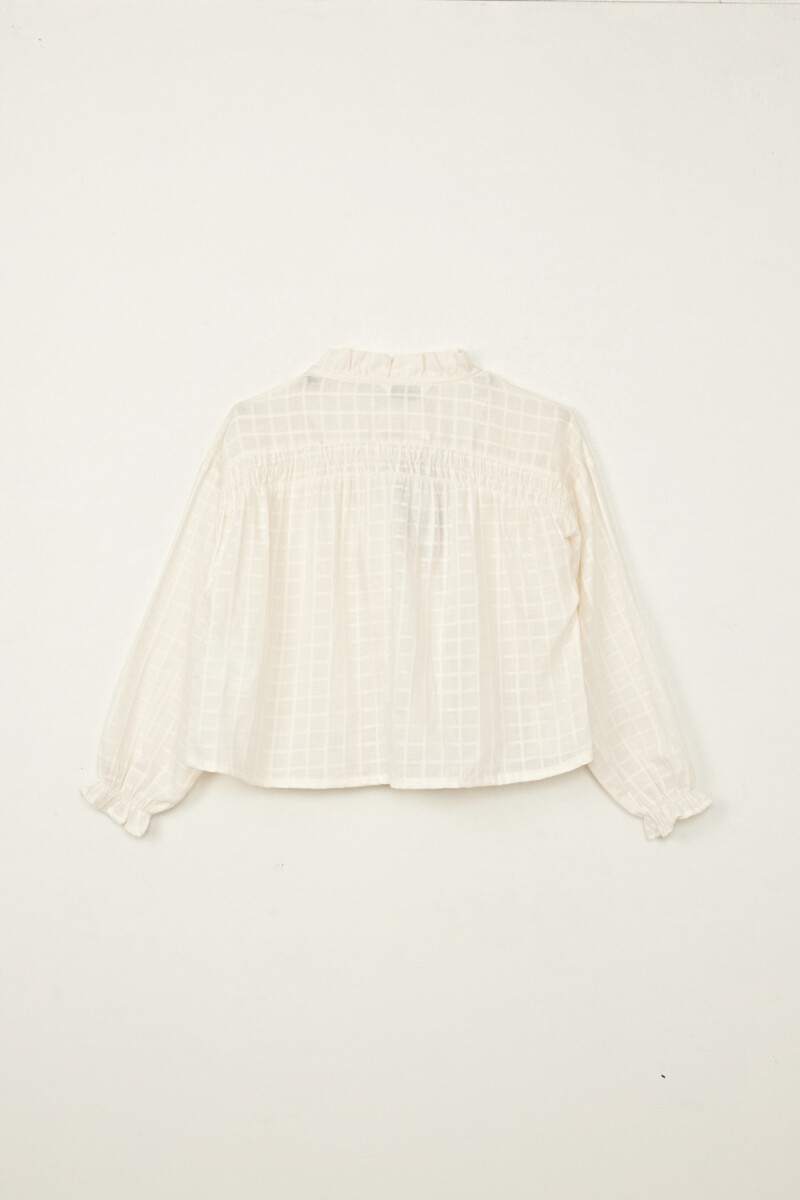 Blusa algodón Crudo
