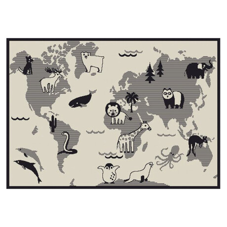 ALFOMBRA NEGRO POLIPROPILENO LIN 9385 9H01