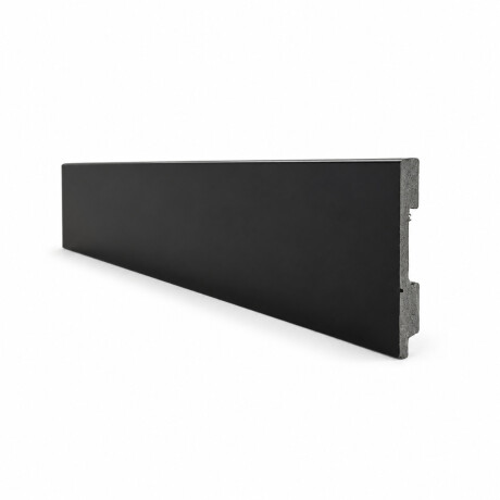 Zocalo De EPS 15mm X 100mm X 2,4 Mts Negro Liso Zocalo De EPS 15mm X 100mm X 2,4 Mts Negro Liso