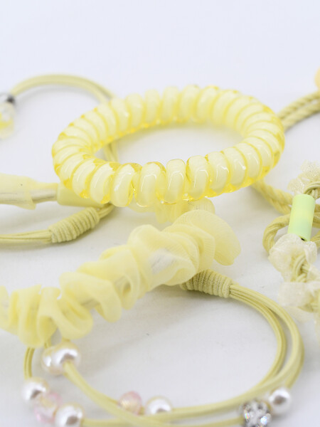 COLEROS SURTIDOS X 6 AMARILLO