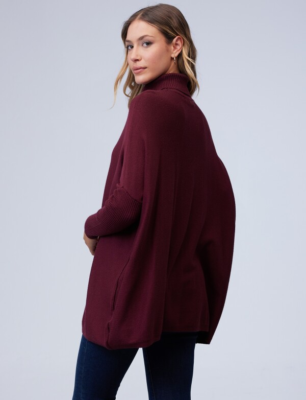 Polera Oversize BORDEAUX