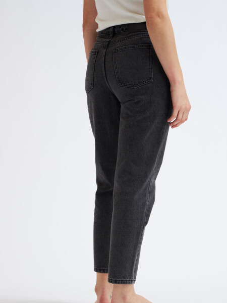 Pantalón de jean mom fit Negro