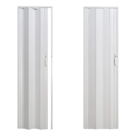 Puerta Pvc Corrediza Plegable Acordeon 210 X 80 Cm Blanco