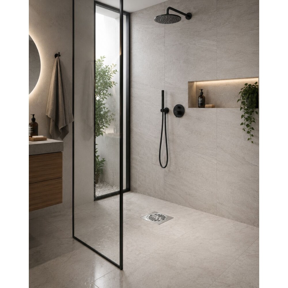 Rejilla de piso 15x15 acero inox Genebre Rejilla De Piso 15x15 Acero Inox Genebre