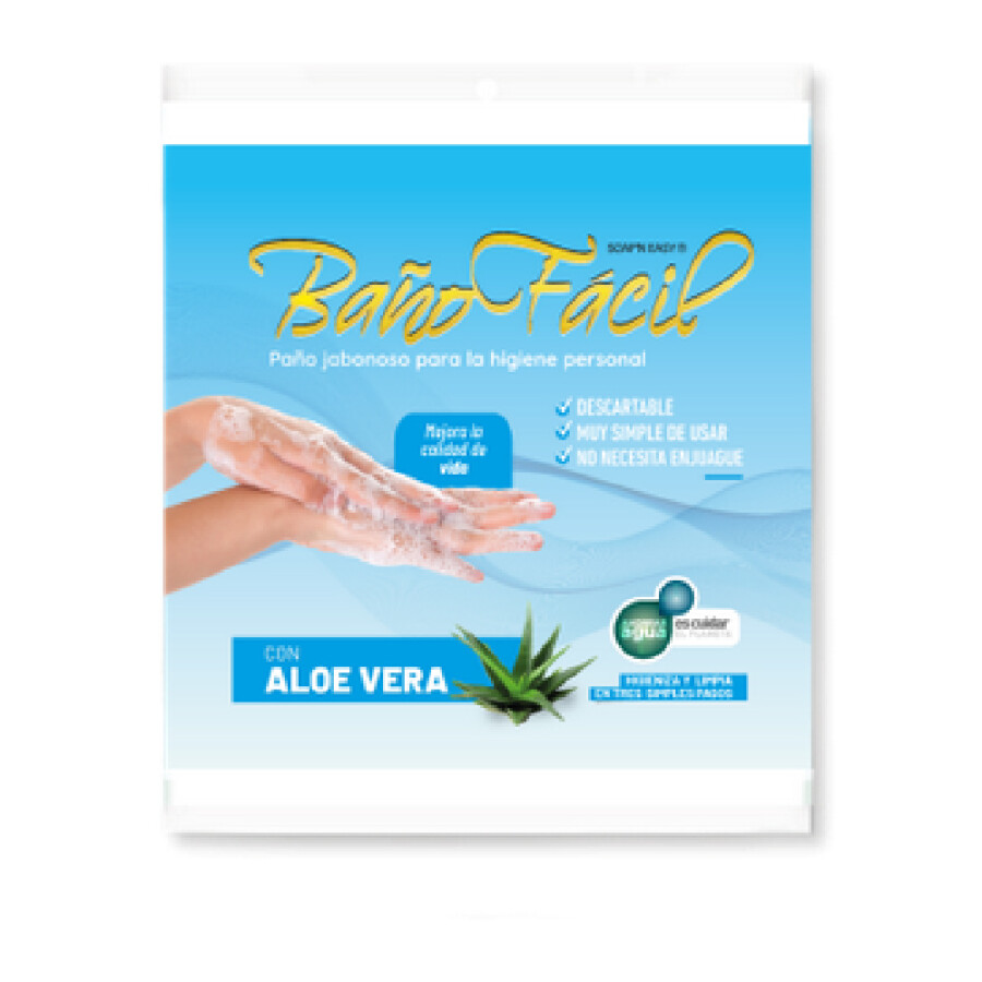Baño Fácil con Aloe Vera Pack x 10 Unidades Baño Fácil con Aloe Vera Pack x 10 Unidades