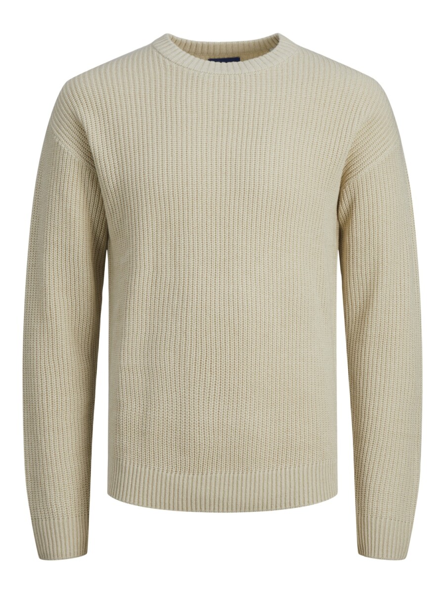 Sweater Brink Tejido Texturizado - Moonbeam 
