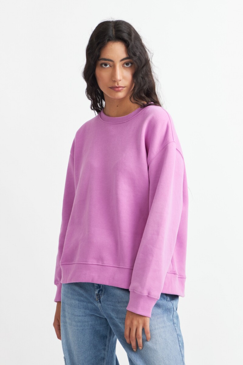 Sweatshirt liso LILA