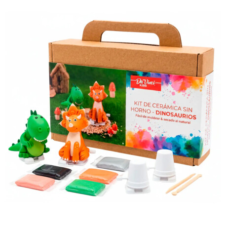 Kit de Ceramica Da Vinci Dinosaurios