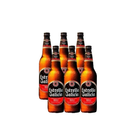 Cerveza Estrella Galicia Botella 600ML X6 001