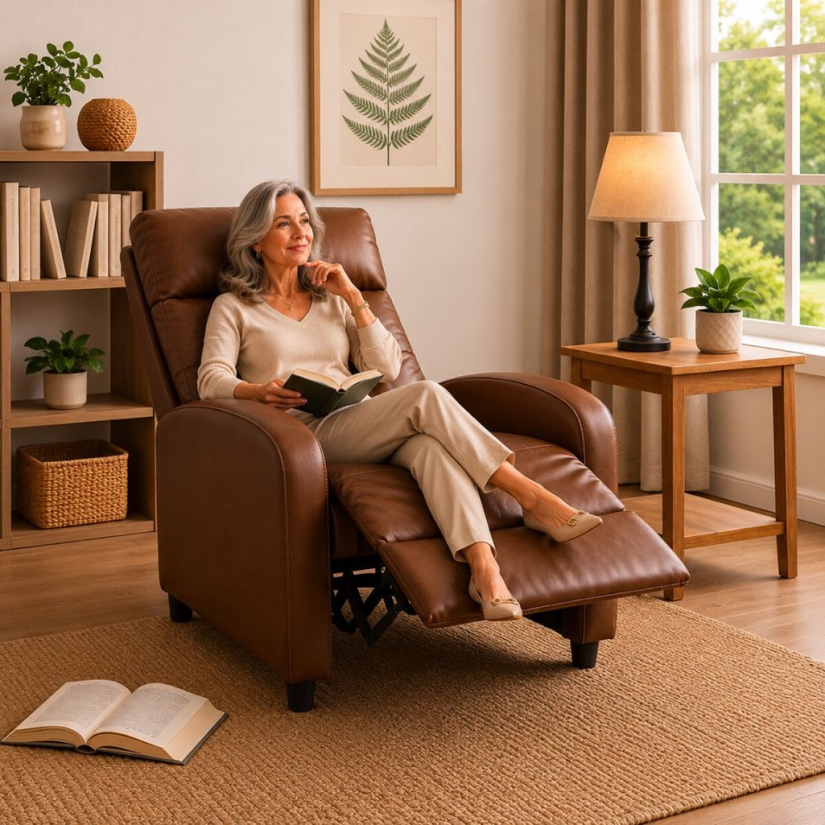 Sillon reclinable 1 cuerpo - Chocolate 