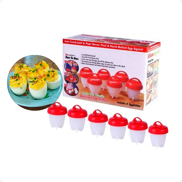 Molde De Silicona Para Huevos Para 6 Unidades Molde De Silicona Para Huevos Para 6 Unidades