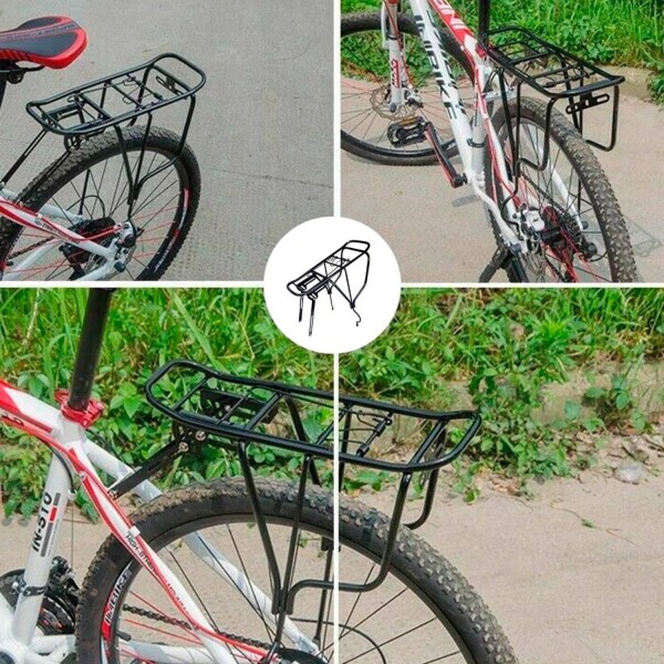 Parrilla Bicicleta Portaequipaje Trasero Aluminio Y Acero Parrilla Bicicleta Portaequipaje Trasero Aluminio Y Acero