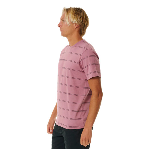 Remera MC Rip Curl Plain Stripe - Rosa Remera MC Rip Curl Plain Stripe - Rosa