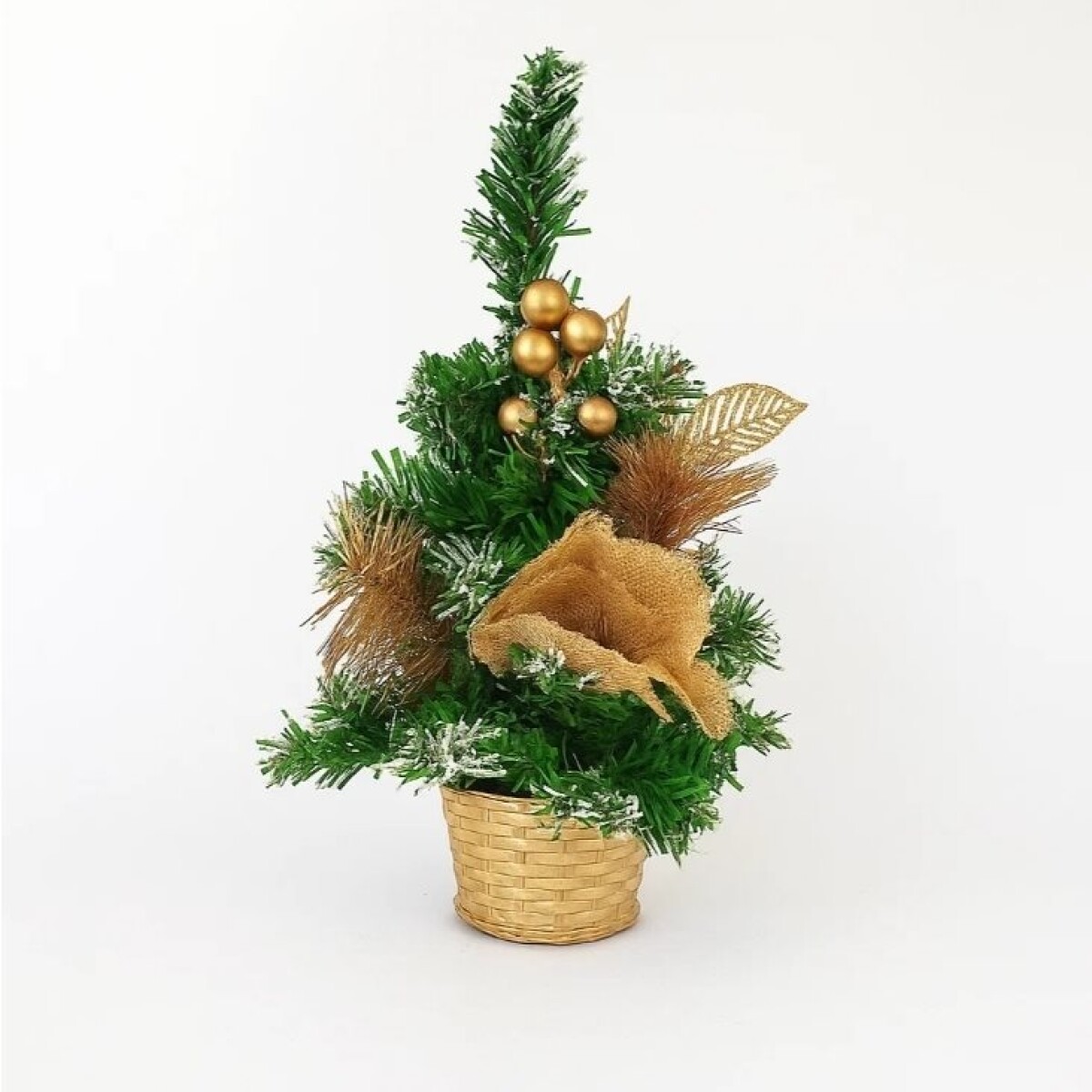 ARBOL NAVIDEÑO DECORADO RUSTICO 30CM. 