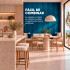 Pack x20 Wpc Simil Madera Wall Panel Lambrin 2.90x16.7 Azul 1