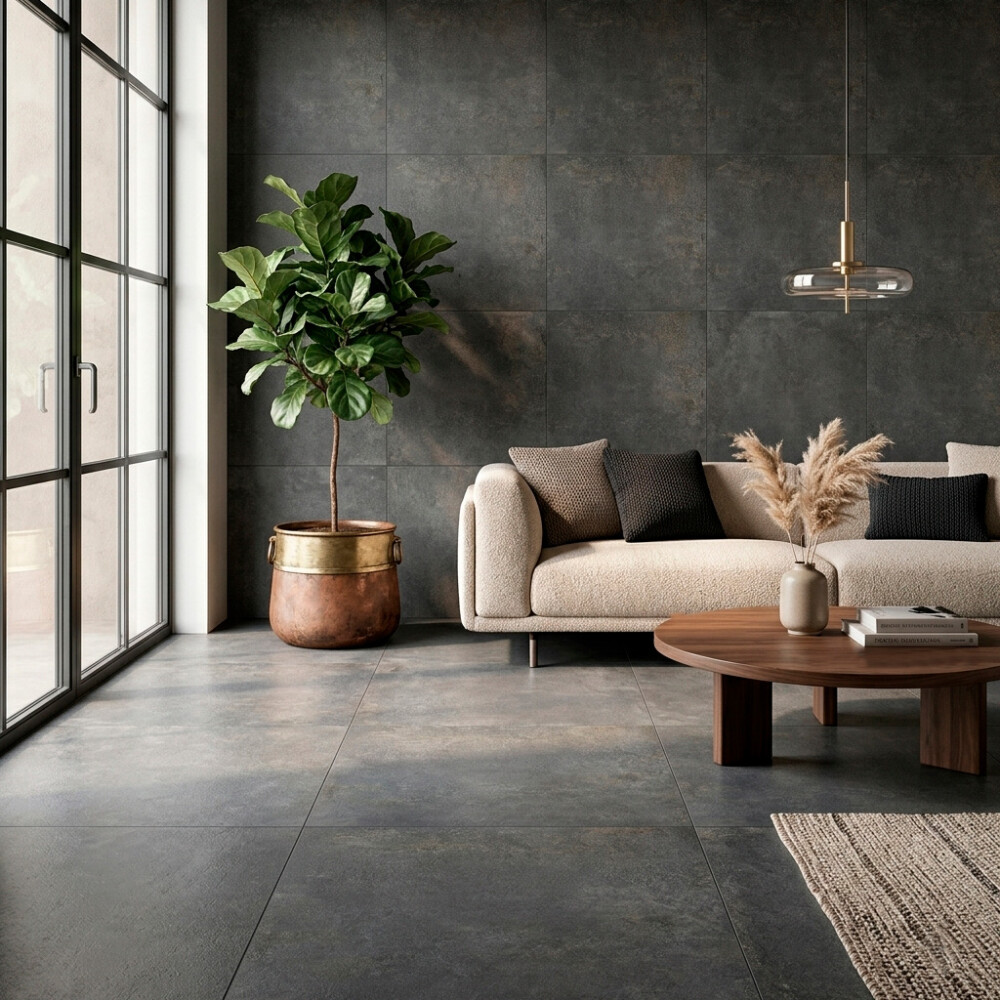 PORCELANATO FEROE TOBACCO MT RECTIFICADO "A" 100X100 CM Porcelanato Feroe Tobacco Mt Rectificado "a" 100x100 Cm