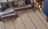 Alfombra de interior Eco-Nature - Riscas | 2.00x2.50 m Beige Marron