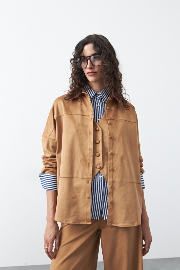 SOBRECAMISA CALYPSO Camel