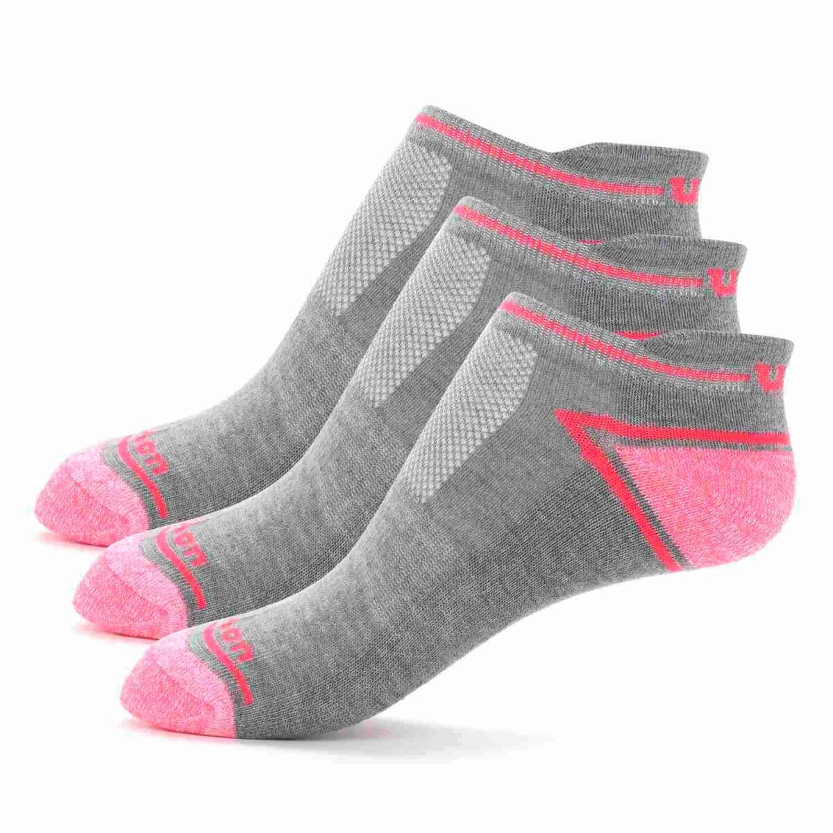 Medias Pack x3 Pro Fitness Unisex - Gris 