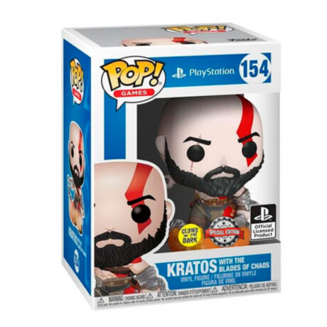 Kratos With The Blades Of Chaos - Playstation (Glows In The Dark) - 154 Kratos With The Blades Of Chaos - Playstation (Glows In The Dark) - 154