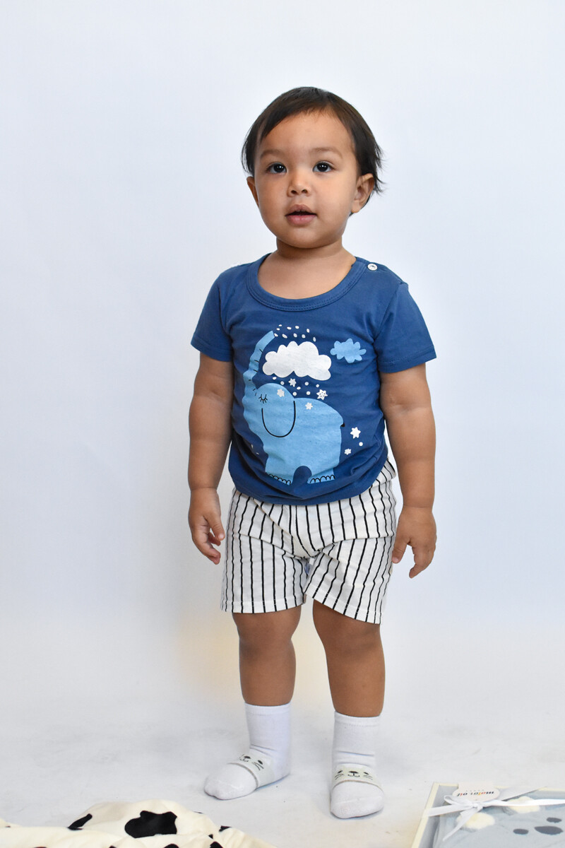 Set de Remera y Short - Elefante 