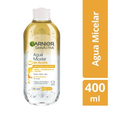 Agua Micelar Garnier Bifásica 400 Ml. Agua Micelar Garnier Bifásica 400 Ml.